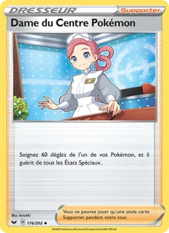 Dame du Centre Pokémon, Épée et Bouclier 176