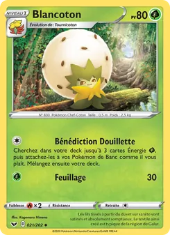 Blancoton, Épée et Bouclier 21
