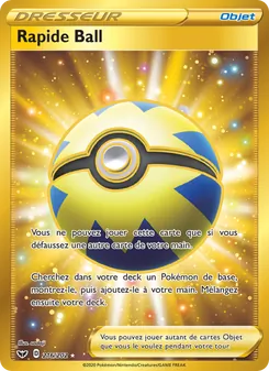 Rapide Ball, Épée et Bouclier 216