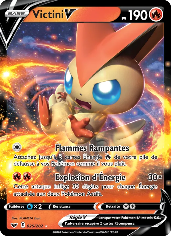 Victini V, Épée et Bouclier 25