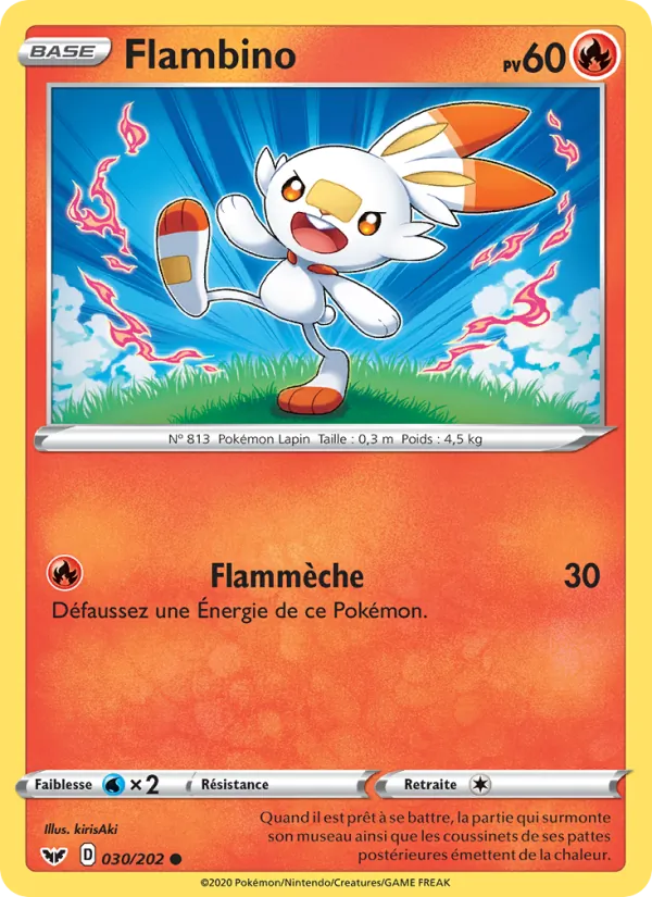 Flambino, Épée et Bouclier 30