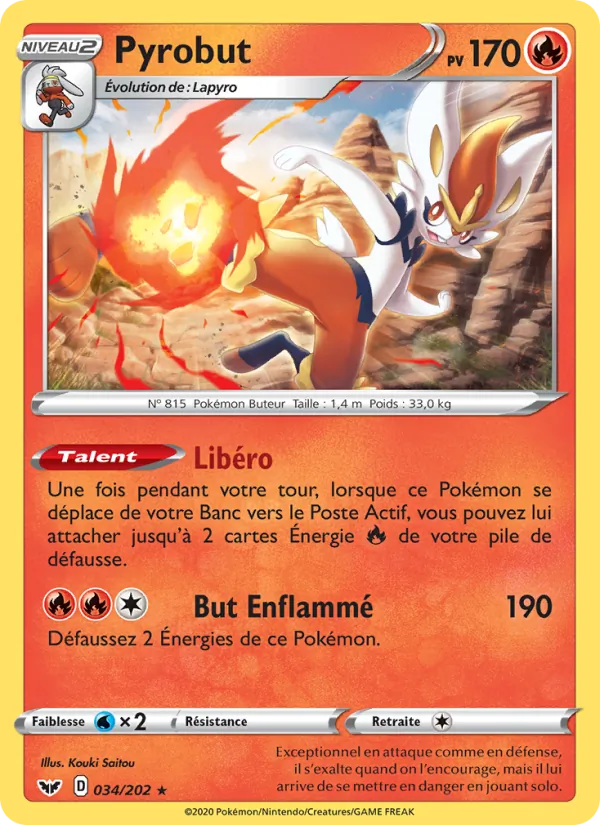 Pyrobut, Épée et Bouclier 34