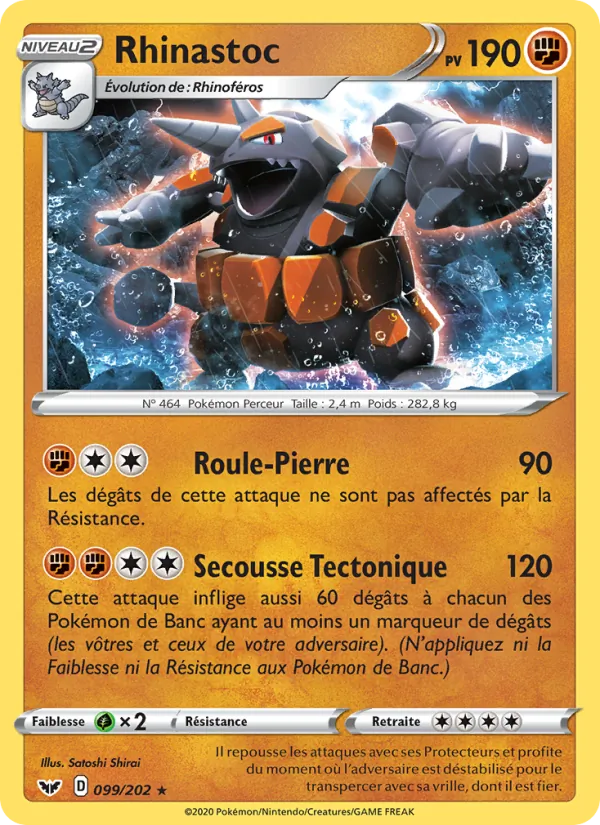 Rhinastoc, Épée et Bouclier 99