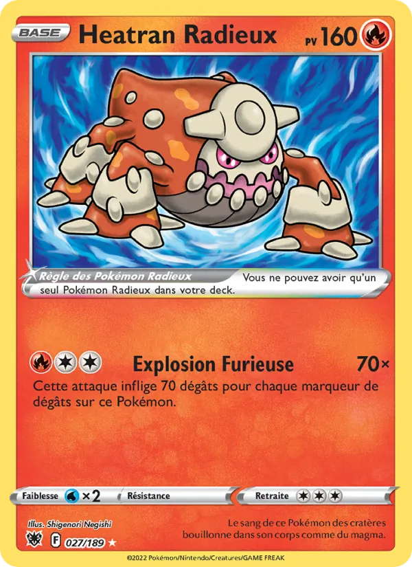 Heatran Radieux, Astres Radieux 027