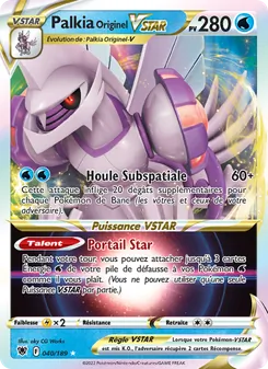 Palkia Originel VSTAR, Astres Radieux 040
