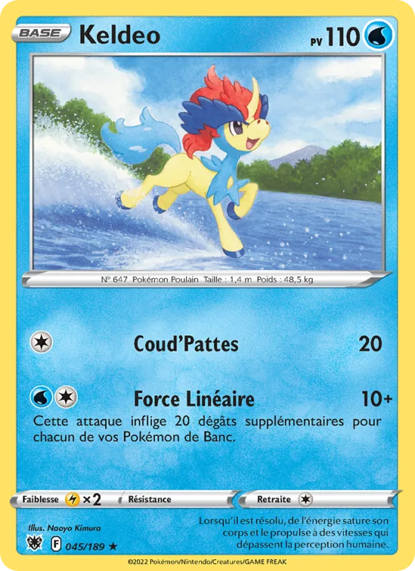 Keldeo, Astres Radieux 045