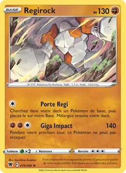 Regirock, Astres Radieux 075