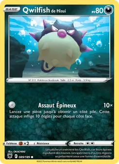 Qwilfish de Hisui, Astres Radieux 089