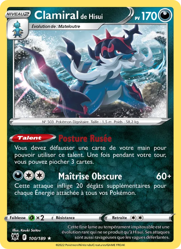 Clamiral de Hisui, Astres Radieux 100