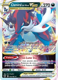 Clamiral de Hisui VSTAR, Astres Radieux 102