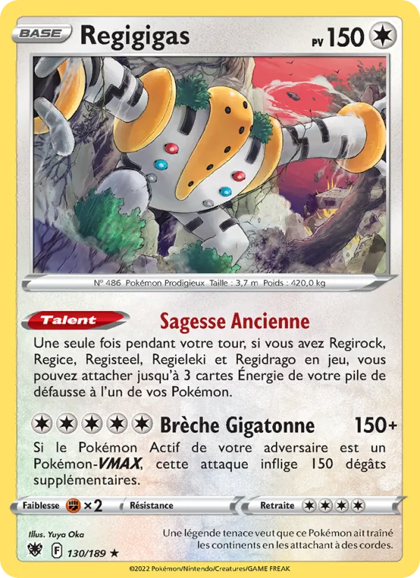 Regigigas, Astres Radieux 130