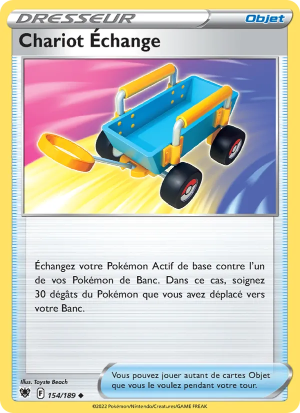 Chariot Échange, Astres Radieux 154