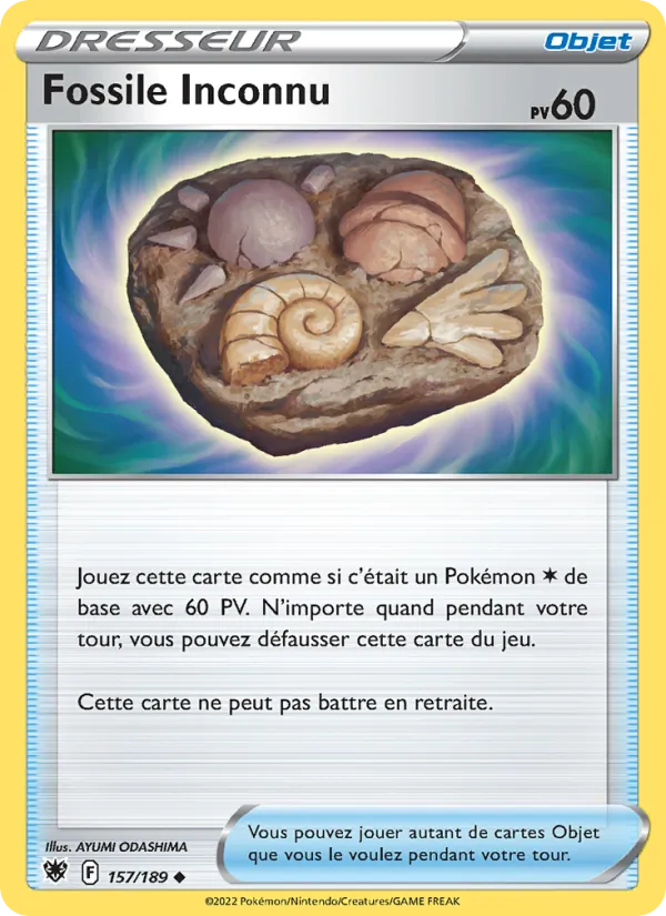Fossile Inconnu, Astres Radieux 157