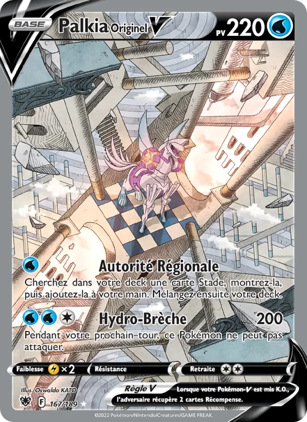 Palkia Originel V, Astres Radieux 167