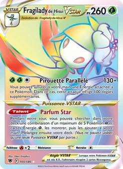 Fragilady de Hisui VSTAR, Astres Radieux 190
