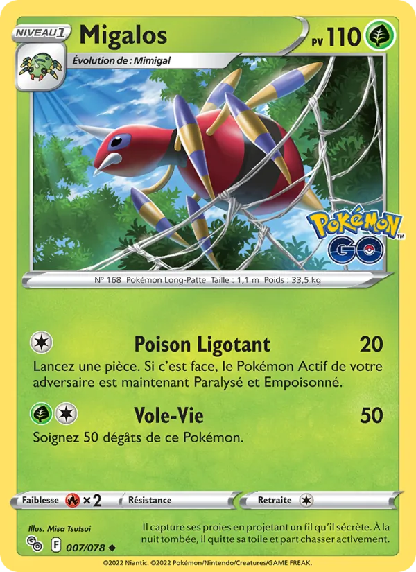 Migalos, Pokémon GO 007