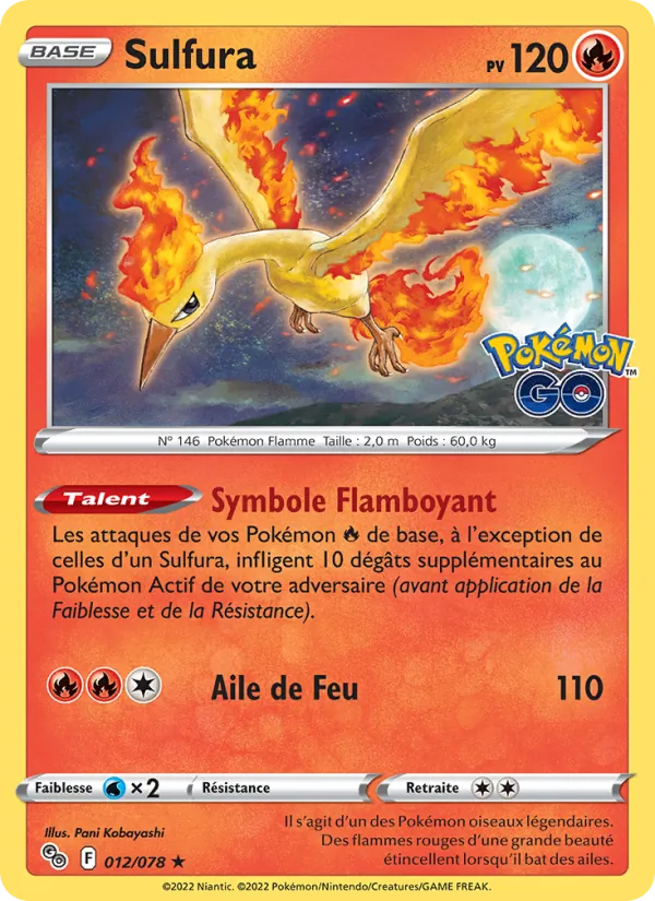Sulfura, Pokémon GO 012