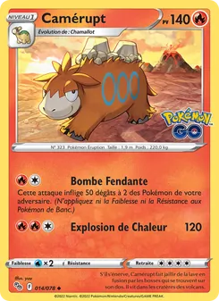Camérupt, Pokémon GO 014