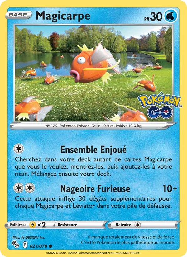 Magicarpe, Pokémon GO 021