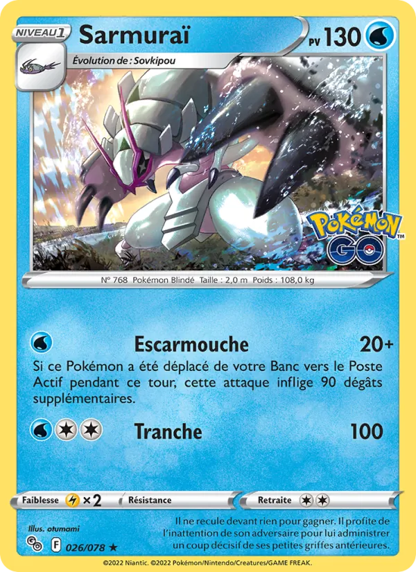 Sarmuraï, Pokémon GO 026