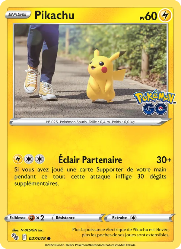 Pikachu, Pokémon GO 027