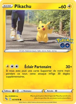 Pikachu, Pokémon GO 027