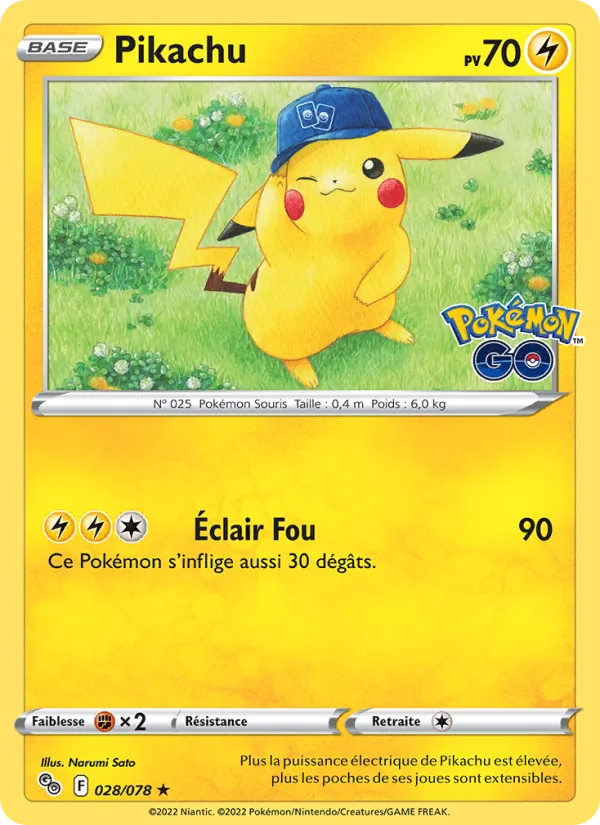 Pikachu, Pokémon GO 028