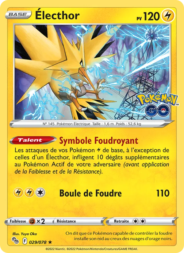 Électhor, Pokémon GO 029