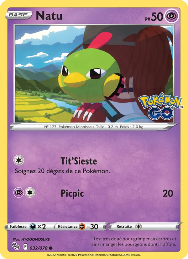 Natu, Pokémon GO 032