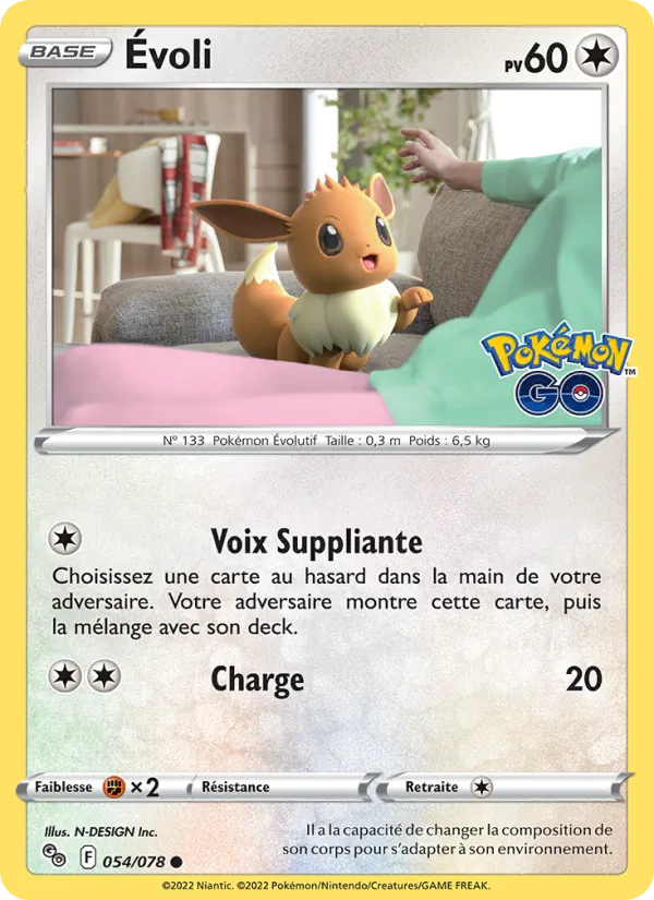 Évoli, Pokémon GO 054