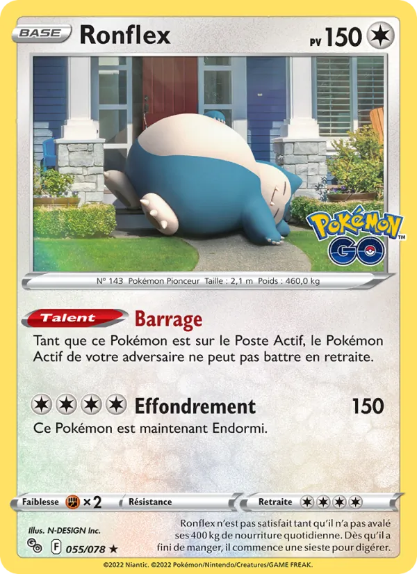 Ronflex, Pokémon GO 055