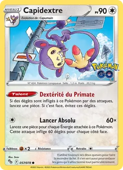 Capidextre, Pokémon GO 057