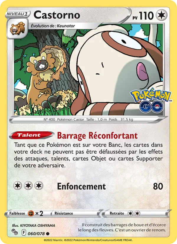 Castorno, Pokémon GO 060