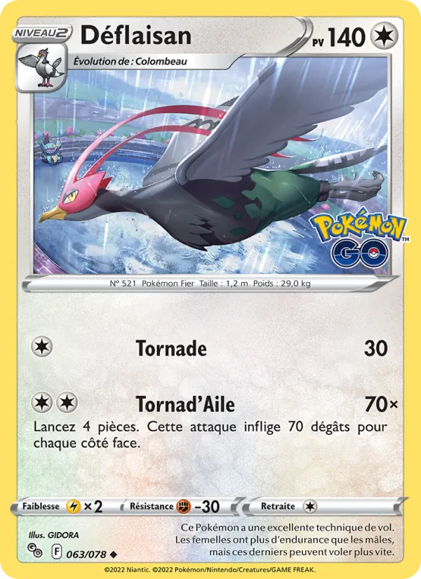 Déflaisan, Pokémon GO 063