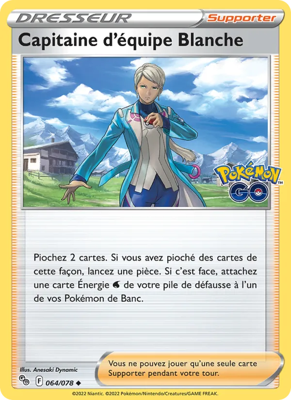 Capitaine d'équipe Blanche, Pokémon GO 064