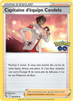 Capitaine d'équipe Candela, Pokémon GO 065