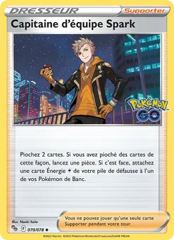 Capitaine d'équipe Spark, Pokémon GO 070