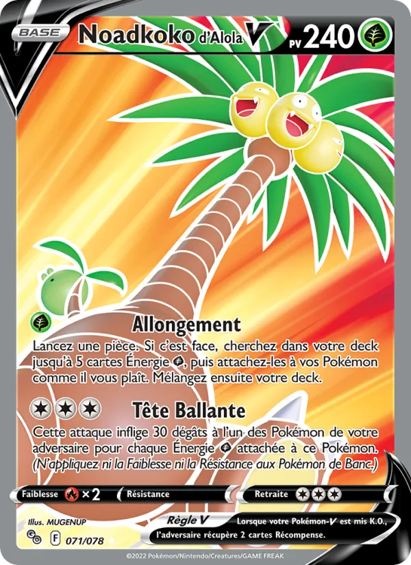 Noadkoko d'Alola V, Pokémon GO 071