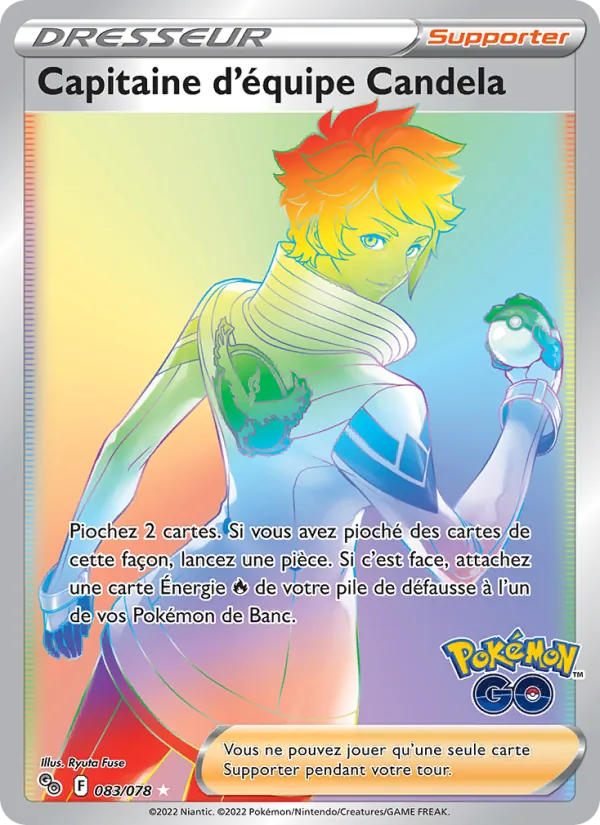 Capitaine d'équipe Candela, Pokémon GO 083