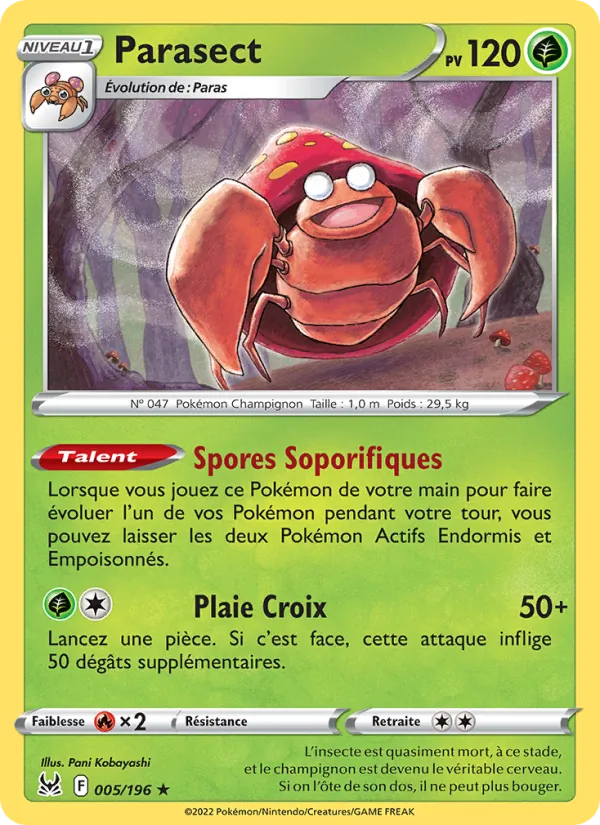 Parasect, Origine Perdue 005