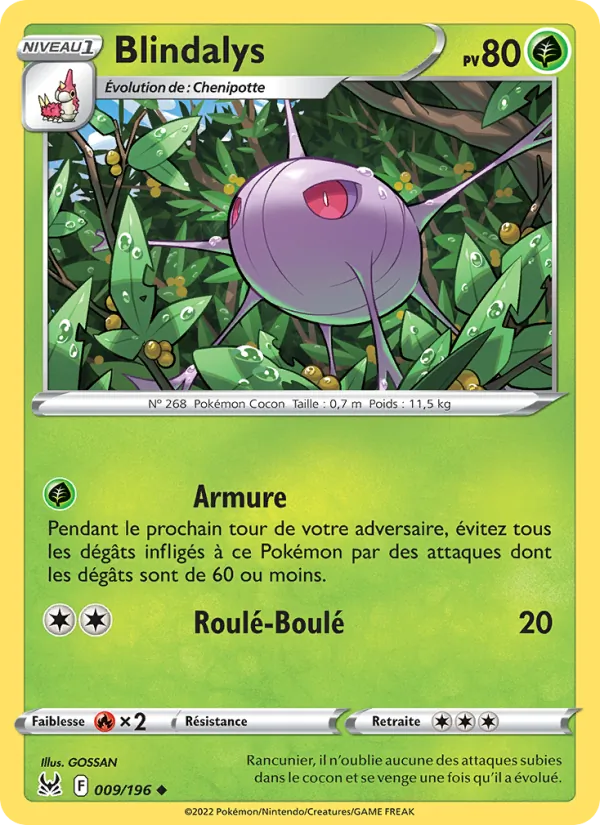 Blindalys, Origine Perdue 009
