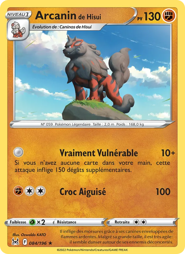 Arcanin de Hisui, Origine Perdue 084