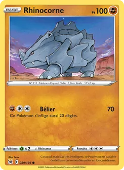 Rhinocorne, Origine Perdue 089