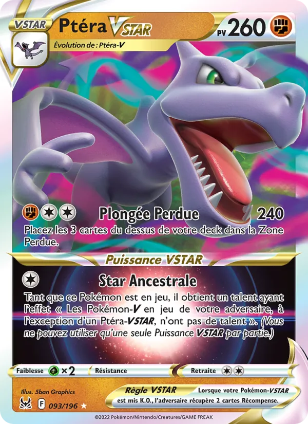 Ptéra VSTAR, Origine Perdue 093