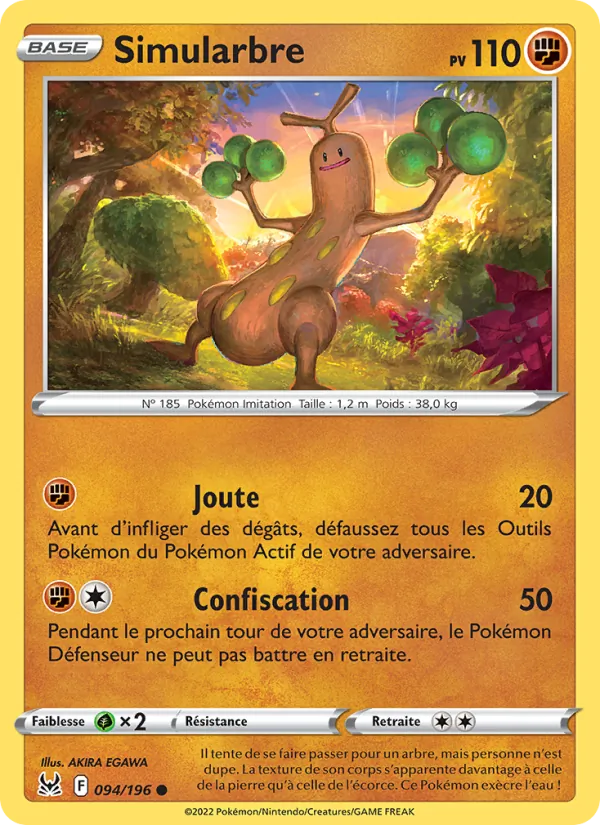 Simularbre, Origine Perdue 094