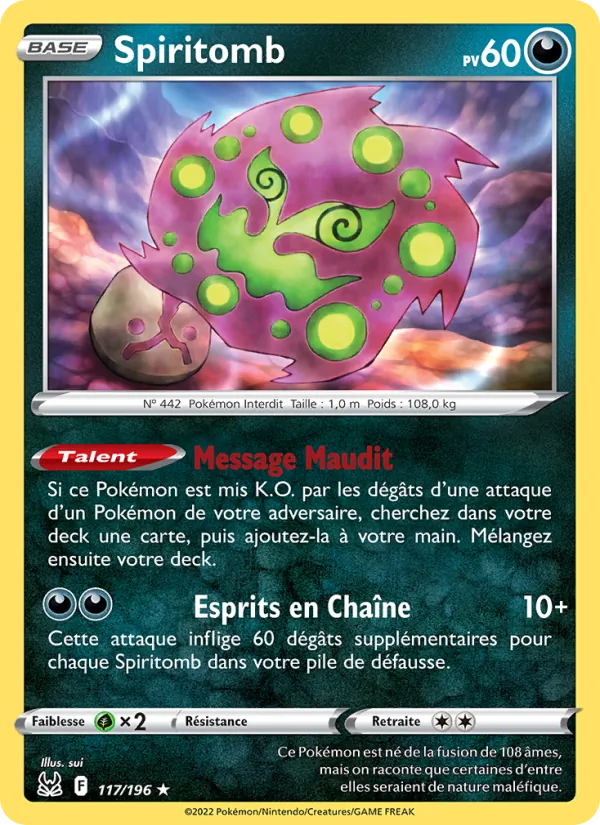 Spiritomb, Origine Perdue 117