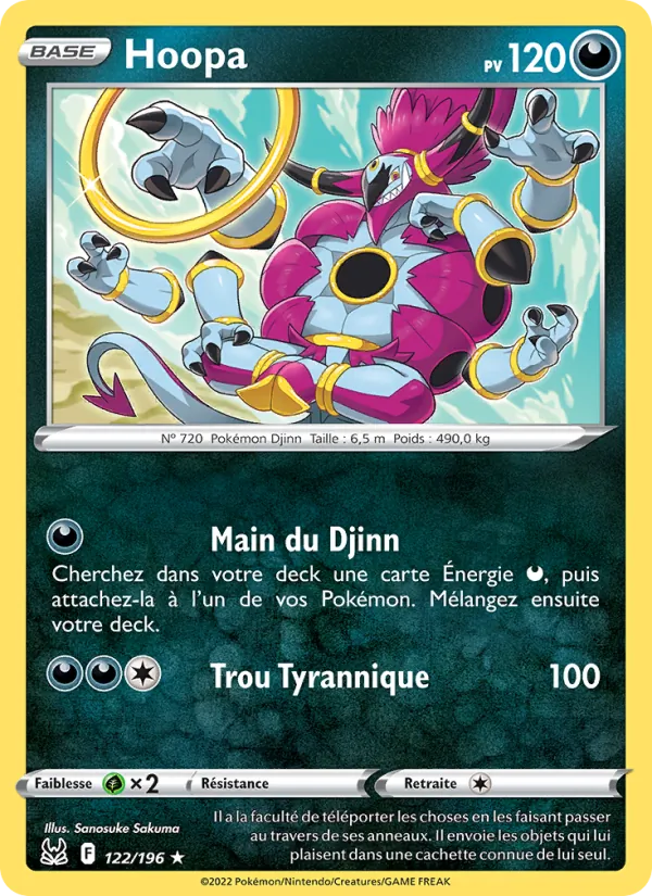 Hoopa, Origine Perdue 122