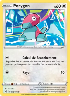 Porygon, Origine Perdue 140
