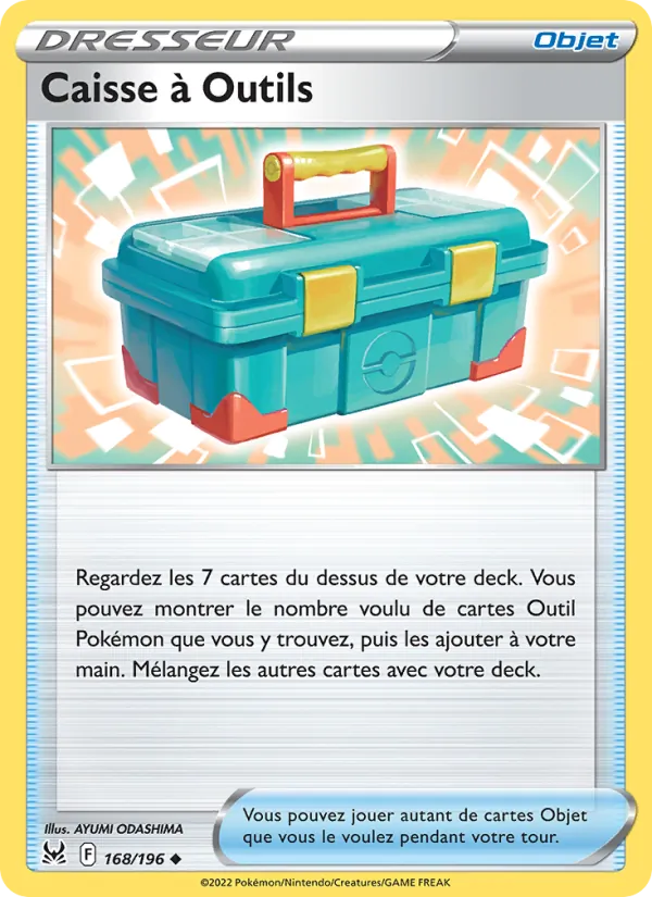 Caisse à Outils, Origine Perdue 168