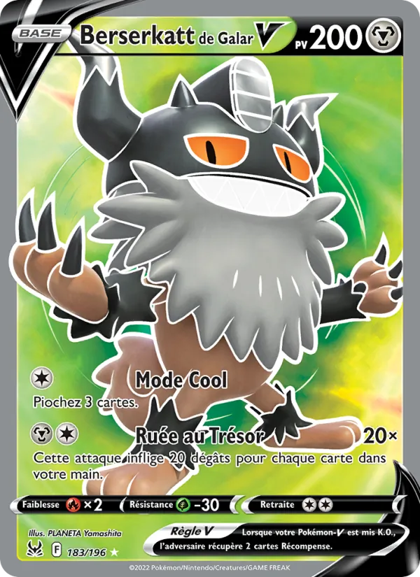 Berserkatt de Galar V, Origine Perdue 183